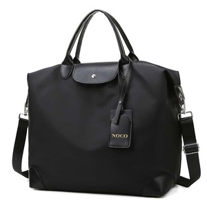 Sac de voyage Noco 20-35L en tissu Oxford imperméable, grande capacité, sangle réglable, unisexe, fermeture éclair noire, sac de sport léger - Product Image 1