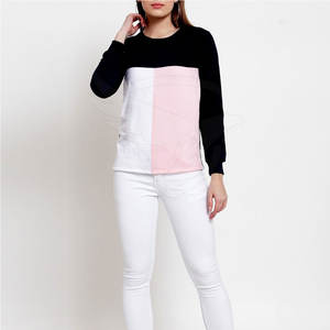 Manches longues femmes respirant sweats femmes vêtements coton polyester fait femmes sweats à vendre - Product Image 5