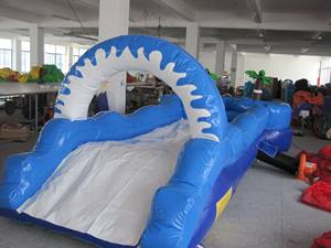 Inflatable water <b>slide</b> for kids' water sliding & slip - Product Image 3