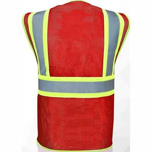 Chaleco de trabajo para hombre, duradero, a prueba de viento, 5 dimensiones, impermeable, con bolsillos, ropa exterior, chalecos de trabajo al por mayor - Product Image 6