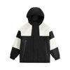 Manteau d'hiver en duvet avec fermeture à glissière Veste bouffante pour enfants coupe-vent pour l'hiver Vêtements chauds pour bébés garçons
