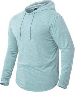 High Quality Men's Hoodie Regular Fit Customized Logo 350gsm <b>Thick</b> <b>Fleece</b> Casual Pullover Winter Wear Solid Quick Dry Breathable - Product Image 3