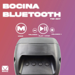 <b>Bluetooth</b> Speaker/Radio/Aux/TF Card/<b>Mic</b> Woofer Pack 5pc - Assorted Colors - Product Image 3