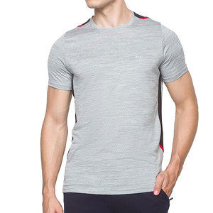 Logo personnalisé 2023 chemise de gymnastique d'entraînement d'été pour hommes 100% coton Muscle Fit col rond manches courtes Slim Fit Fitness vêtements de sport - Product Image 1