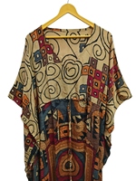 Luxe Sari Soie Caftan Doux Nuit Porter Maison Robe Jardin Robe Pour femme Taille Libre Caftan