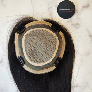 Vente chaude 2025 Topper Handtied 100% Raw Virgin Straight Yaki Extensions de cheveux humains Cuticule complète Prix de gros de haute qualité - Product Image 1