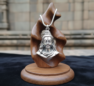 Collar de cadena de eslabones con forma de Animal chapado en oro rodio de plata 925, colgante de Dios hindú Shiva para uso diario, regalo de moda Unisex - Product Image 4