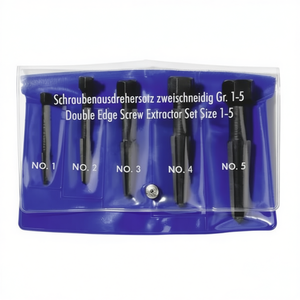 Juego de 5 extractores de tornillos de doble filo Knipex para tornillos M5-M20, extractor de pernos en estuche de plástico - Product Image 2