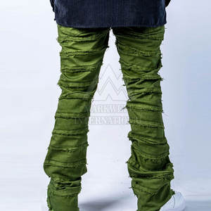 กางเกงทรงซ้อนสำหรับผู้ชายกางเกงซักได้สำหรับผู้ชายดีไซน์ใหม่ล่าสุดทำตามสั่ง - Product Image 2