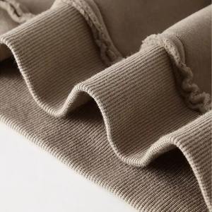 Haute densité imprimé brodé uni teint hiver Vintage coton personnalisé hommes acide lavage à capuche en gros - Product Image 5