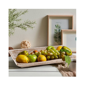 Cuenco de madera natural para servir frutas, cocina casera y mesa, vajilla, cuenco de frutas, tamaño personalizado con la venta - Product Image 1