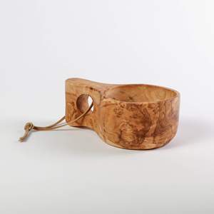 Handmade Eco-Friendly Wooden Kuksa Cup Bohemian Style Outdoor Use Premium <b>Drinkware</b> - Product Image 1