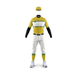 Nouvelle arrivée vente en gros sur mesure OEM uniforme de baseball vêtements de sport respirants polyester à séchage rapide couleurs personnalisées tendance - Product Image 3