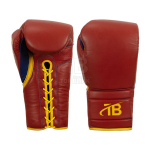 Gants de boxe en cuir pour hommes avec logo au design personnalisé pour l'entraînement Gants de boxe pour hommes sur mesure - Product Image 2