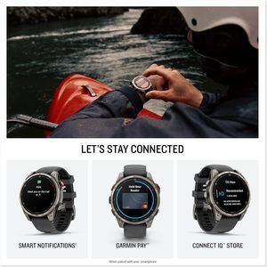 Fenix 8 Pro, 51mm, Display AMOLED, Smartwatch GPS Multisport connesso Premium, tecnologia inReach, zaffiro, titanio - Product Image 3