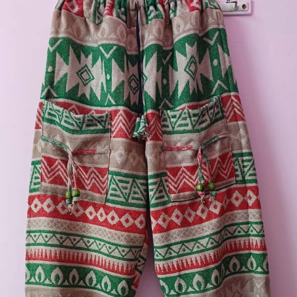 GURU-SHOP, Pantaloni Harem Pantaloni Pluderhose Pumphose Aladdin In Cotone, Beige, Dimensione Indumenti:40, Pantaloni Pluderhosen E Aladin