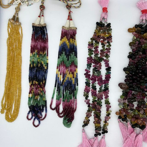 Janvier pierre de naissance grenat naturel pierres précieuses pierres rouges en vrac pour bijoux perles jaunes couleur - Product Image 3