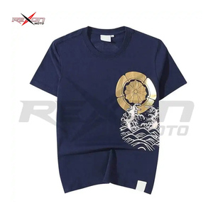 Haute qualité 100% coton hommes T-shirt Style de rue ample Cool imprimé T-shirt décontracté à manches courtes pour hommes 2023 - Product Image 5