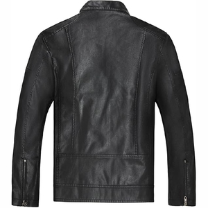 Veste de moto en cuir de course automobile personnalisée avec col montant et logo avant imperméable et respirante pour l'extérieur unisexe - Product Image 6