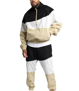 NUEVO Conjunto Deportivo para Hombre con Capucha, Estampado, Cortavientos, Logotipo Personalizado, Impermeable, Ligero, de Poliéster/Nailon, Ecológico para Exteriores - Product Image 1