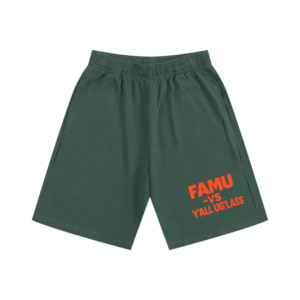 Florida A & M University FAMU กางเกงขาสั้นผู้ชายพิมพ์ลายหน้าจอคุณภาพระดับนอก - Product Image 1