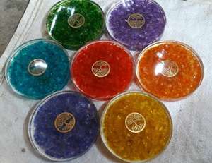 Alfombrillas redondas de resina transparente para taza de té, posavasos de cerveza, vino, el mejor precio, para el hogar - Product Image 4