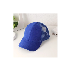 Gorra de camionero unisex con correa ajustable, gorra de béisbol de malla transpirable de Color sólido clásico para verano, pesca de invierno al aire libre, personalizada - Product Image 6