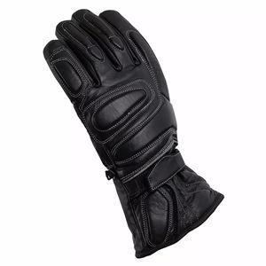 2025ถุงมือหนังแท้สำหรับแข่งรถสีดำ, ถุงมือให้ความอบอุ่นในฤดูหนาวสำหรับกีฬากลางแจ้งสำหรับรถจักรยานยนต์ขี่จักรยานปาร์ตี้สบายๆ - Product Image 4