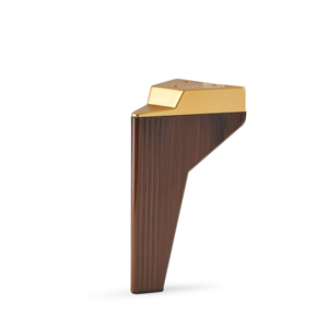 Pieds de meubles trapézoïdaux modernes en plastique marron de 17 cm pour salon, canapé, armoire, commode, meuble TV, modèle robuste - Product Image 1