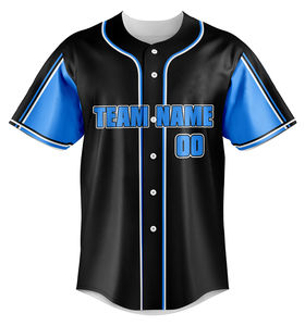 Maillot de baseball athlétique grande taille pour homme, tissu flexible, évacuation de l'humidité, respirant, pour une liberté de mouvement totale - Adultes - Product Image 4