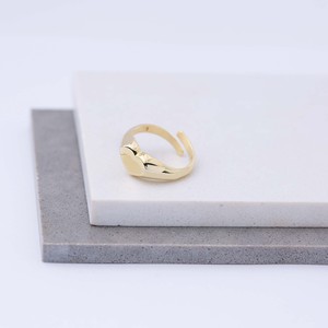 Trendy <b>Plain</b> Heart Design Adjustable <b>Ring</b> Turkish Handmade Wholesale 925 Silver Sterling Jewelry - Product Image 3