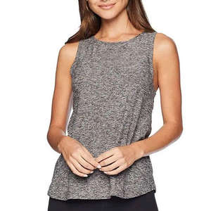 Débardeur de sport pour femme, tissé, respirant, écologique, polyester/coton, logo personnalisé, veste de fitness, XS-4XL - Product Image 1