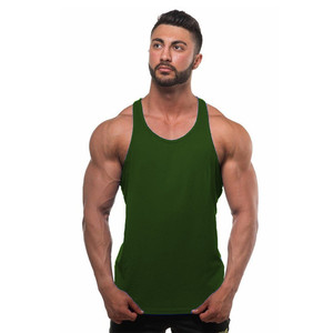 Factory Oem logo Custom Cotton Sports Men's Work Out Gym Light Weight Fitness Men <b>Bodybuilding</b> tank Top <b>Vest</b> Singlet tank Tops - Product Image 6
