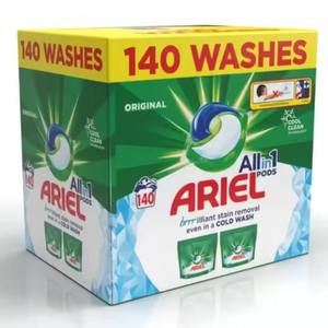 Offre Spéciale : Capsules 3-en-1 Écologiques et Jetables de Lessive Liquide Antibactérienne, 80% Ingrédients Actifs, 114 Lavages (38 x 3) - Product Image 1