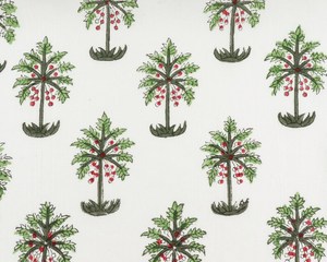 2025 xu hướng mới màu xanh đậm cỏ xanh Burgundy đỏ tay khối in Khăn ăn Ấn Độ cây cọ bông vải khăn ăn phụ kiện - Product Image 5