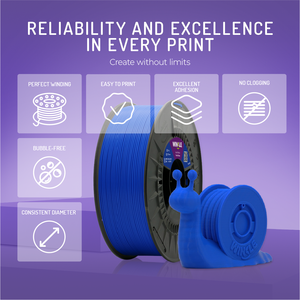 Filamento WINKLE PLA HD 1.75mm 1kg per Stampante 3D, Alta Tolleranza 0.05mm, Compatibile con Piattaforma Riscaldata 190-230°C, Biodegradabile, Facile da Stampare - Product Image 4