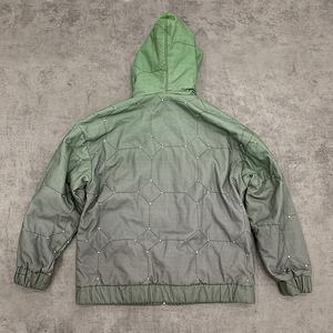 Vente en gros de sweats à capuche surdimensionnés en denim de qualité supérieure 420Gsm The Cotton Wreath Puff Print - Product Image 6