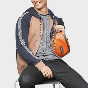 Sweats à capuche d'hiver à fermeture éclair pour hommes 100% coton à manches longues de haute qualité nouveau design en gros - Product Image 5