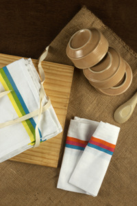 100% coton hareng os serviette pour maison plage cuisine enfant Restaurant couleur Turquoise tissé durable lin microfibre - Product Image 5