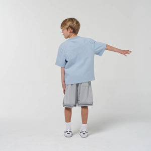 T-shirt en coton pour enfants avec shorts et chapeaux ensemble de shorts d'été vêtements pour enfants garçons tenues de mode survêtement ensemble de vêtements pour enfants 2025 - Product Image 3