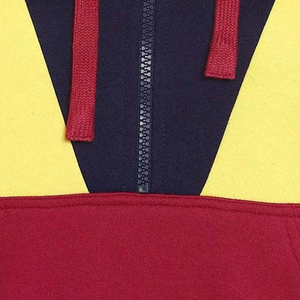 Sweat à capuche à demi-fermeture éclair de qualité supérieure pull Streetwear à la mode pour femmes logo personnalisé demi-fermeture éclair unie vierge vêtements en gros d'approvisionnement d'usine OEM - Product Image 2