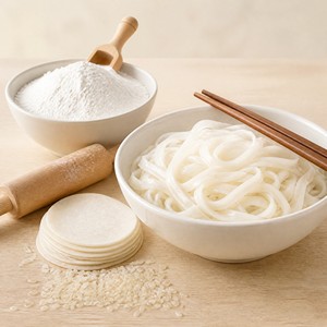 Farine de riz moulue 100 mesh de qualité supérieure, sans gluten, certifiée Halal, pour la pâtisserie, les nouilles et les plats asiatiques, en sac - Product Image 4