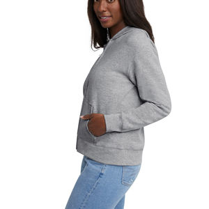 2025 nouveaux sweats à capuche de conception personnalisée pour les femmes fermeture éclair rue mode porter des sweats à capuche fabriqués au Pakistan femmes basiques sweats à capuche - Product Image 3