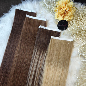 Meilleure qualité 100% cheveux humains vierges ruban cheveux extensions de qualité supérieure cuticule complète Vietnam prêt à l'exportation - Product Image 2