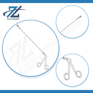 Pince à biopsie Paterson à coupe allongée, mâchoire de 3mm, longueur de 305mm, instrument chirurgical manuel en acier inoxydable, certifié CE, fabriqué au Pakistan - Product Image 4