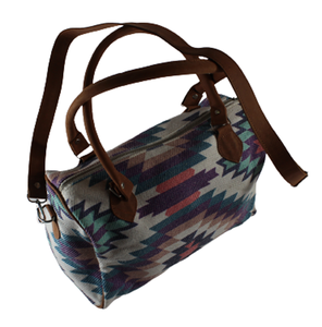 กระเป๋าสะพายไหล่ผ้าคอตตอนเคลิมผ้าทอสำหรับผู้หญิงเย็บสวยงามสำหรับช้อปปิ้งคลัทช์เดินทาง - Product Image 6