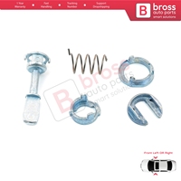 V2BDP52 Vordertürschloss-Zylinder 45 mm Reparatur-Set für Polo MK4 IV 9A 9N 2001-2012 4/5-Türer 1U0837167