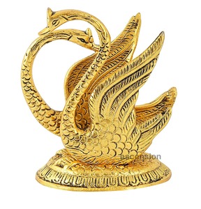 ที่ใส่ผ้าเช็ดปากทองเหลืองหรูหราที่มีดีไซน์นกยูงเหมาะสำหรับการรับประทานอาหารและบรรจุภัณฑ์ของขวัญ - Product Image 2