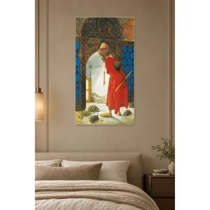 Fida Osman Hamdi Bey, l'entraîneur de tortues (tortues et derviches avec Ney), impression sur toile - Product Image 3