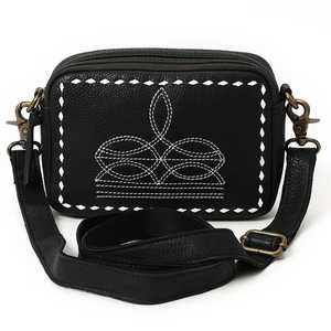 Nueva tendencia, bolso de hombro occidental cosido para botas, cuero de vaca genuino, decoración de borlas, diseño bohemio con herramientas, precio al por mayor - Product Image 2